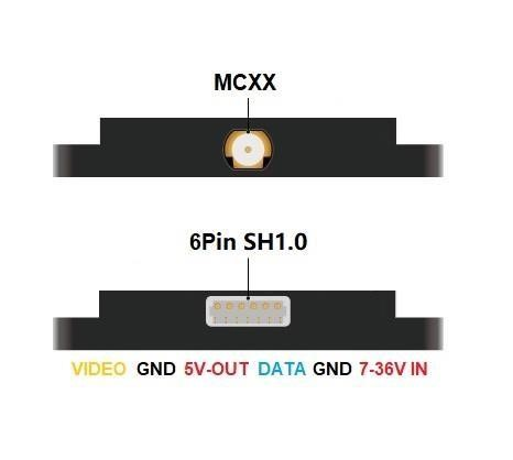 4.9G 5.8G 2.5W VTX UAV 비디오 송신기 장거리 20km 비디오 전송 FPV RC 드론용 VTX 1