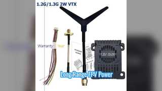 김폭 2W FPV VTX 장거리 1080MHz-1360MHz