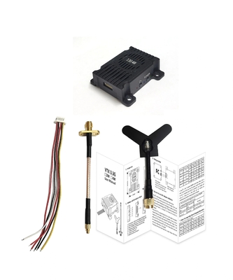 3.3Ghz FPV VTX 드론 비디오 링크를 위한 4W 장거리 비디오 송신기 DC 12V-36V