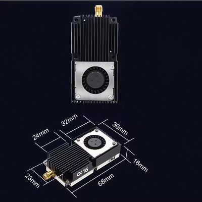 드론 비디오 송신기 AKK ALPHA 16W 울트라 와이드 밴드 96CH FPV VTX UAV 6GHz