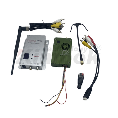 1.2G VTX 1.2Ghz 8W FPV 비디오 송신기 수신기 초장거리 비디오 링크 이미지 전송 드론 VTX