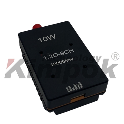 1.2Ghz 10W 9CH 무선 비디오 송신기 전원 FPV 송신기 레이싱 드론용 1.2Ghz VTX 16g 경량