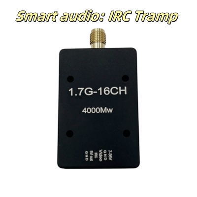 4W 1.7G 8 채널 초경량 FPV 송신기 무게 25.85g 고출력 1.7Ghz VTX 저지연 레이싱 드론용