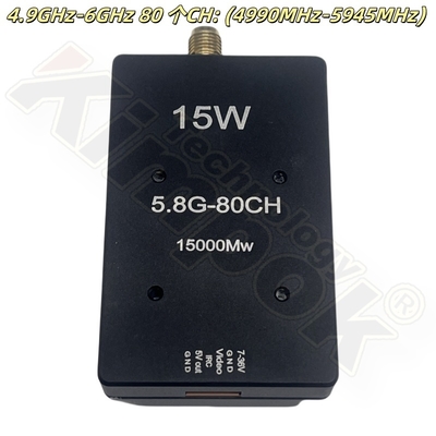 15W 5.8G 무선 비디오 송신기 5.8Ghz VTX 원격 전송 드론 액세서리 고출력 5.8GHz FPV