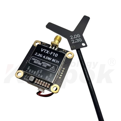 2.2G 4.5W UAV VTX 드론 액세서리 장거리 항공기 시뮬레이션 송신기 2.2G VTX
