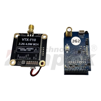 2.2 GHz 대역 드론 시뮬레이션 트랜시버 조합 4.5W 전력 무선 비디오 전송 드론 액세서리