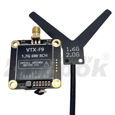 1.7G 6W 초능력 드론 시뮬레이션 무선 비디오 전송 송신기 최고의 FPV 경험을 즐기세요