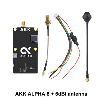 AKK Alpha 8 8W 5.8G 80CH FPV VTX Wireless Video Transmitter for Racing Drones