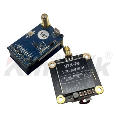 1.7GHz 6W FPV VTX 드론 비디오 송신기 (장거리 비행용 저지연 지원)
