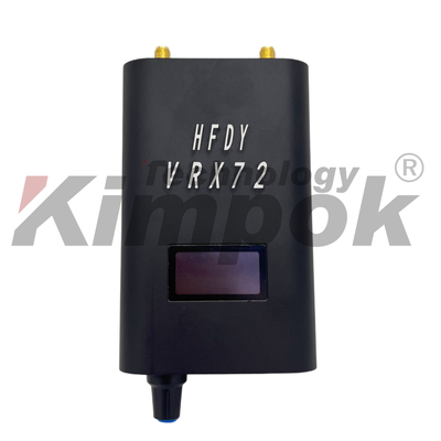 HFDY VRX72 7.2GHz FPV 비디오 수신기 64CH 6.1 ∼ 7.2GHz 아날로그 VRX CVBS 출력 광전압 7 ∼ 32V 장거리 UAV 수신기
