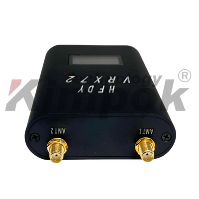 7.2GHz Long Range VRX72 FPV Receiver with 64CH Video and CVBS Analog Output for Drone Image Transmission